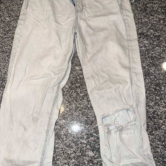 American Eagle Outfitters Blue Ankle Cropped Jeans Size 8 - Picture 2 of 4